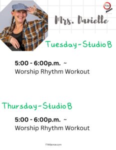 Mrs. Danielle's Schedule