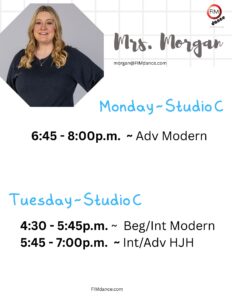 Mrs. Morgan's Schedule Mrs. Morgan's class schedule